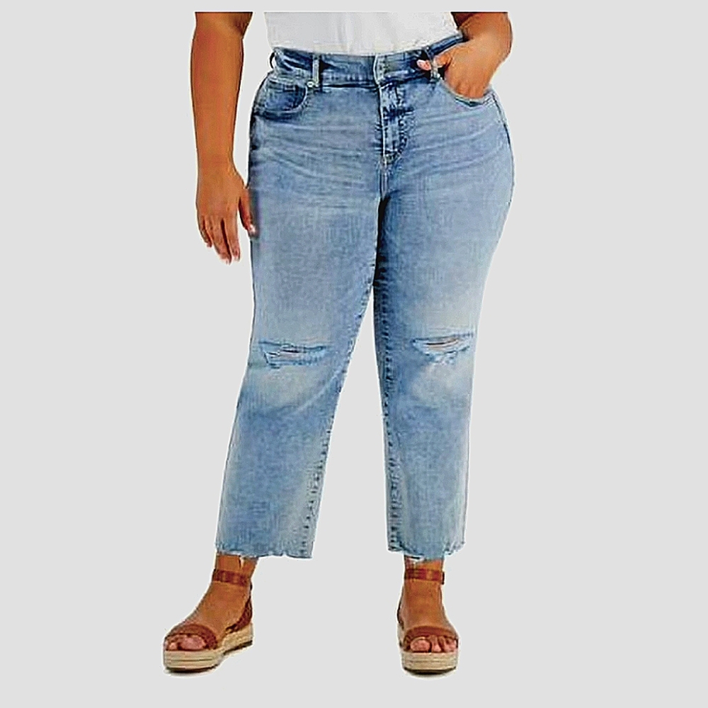 Inc Plus Size Women Straight-Leg Jeans Size 18W